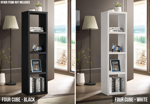 Cube Bookshelf -  Two Colours & Three Sizes Available