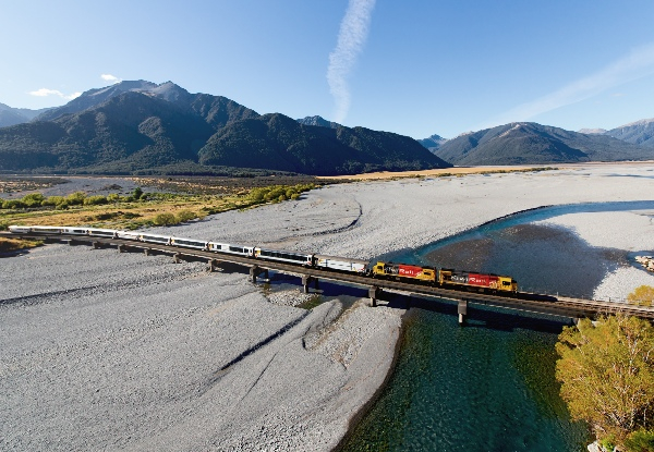 One-Night TranzAlpine Getaway to The Beachfront Hotel in Hokitika for Two People incl. Return Train Tickets,  Rental Car Hire, WiFi & Breakfast - Option for Two-Nights Available