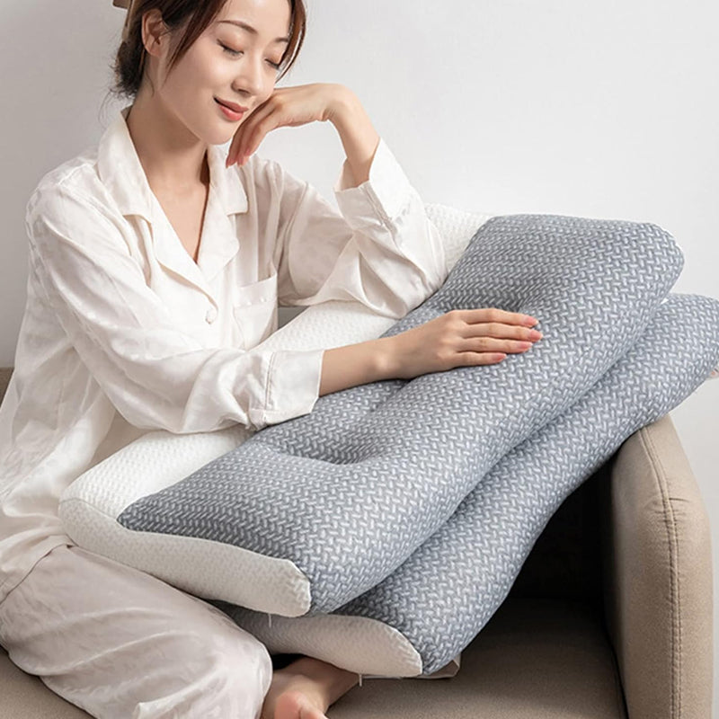 Ergonomic Neck Support Memory Foam Pillow - Two Sizes Available