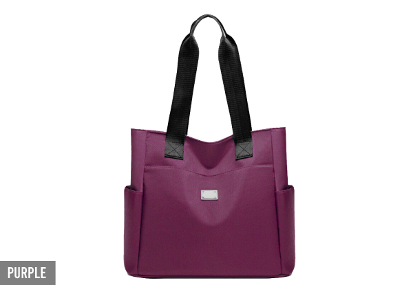 Large Capacity Lightweight Shoulder Bag - Four Colours Available