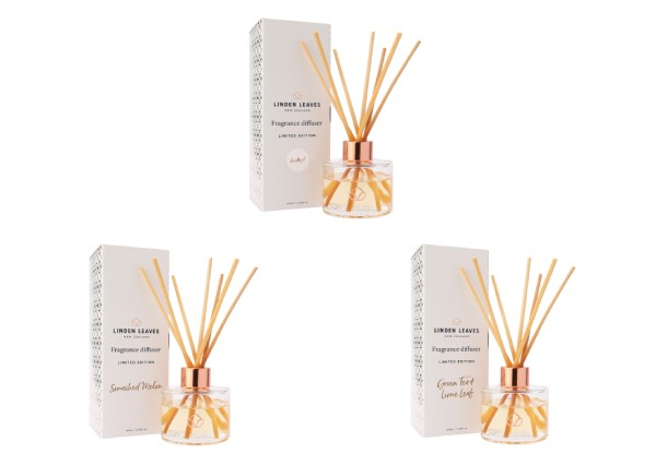 Linden Leaves Fragrance Diffuser - Three Scents Available