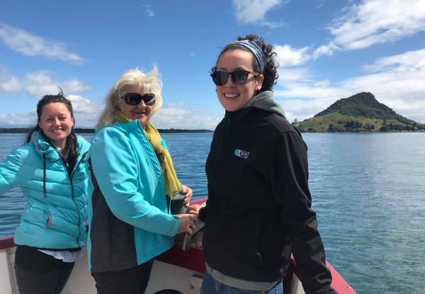 Scenic One-Hour Cruise of the Stunning Tauranga Harbour Aboard Kewpie for Two - Option for One Extra Person or One Adult & Three Youth