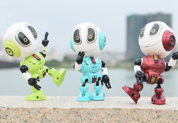 Poseable Voice-Repeating Bot - Three Colours Available