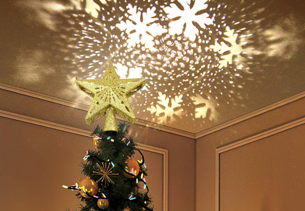 LED Star Projector Christmas Tree Topper - Option for Two