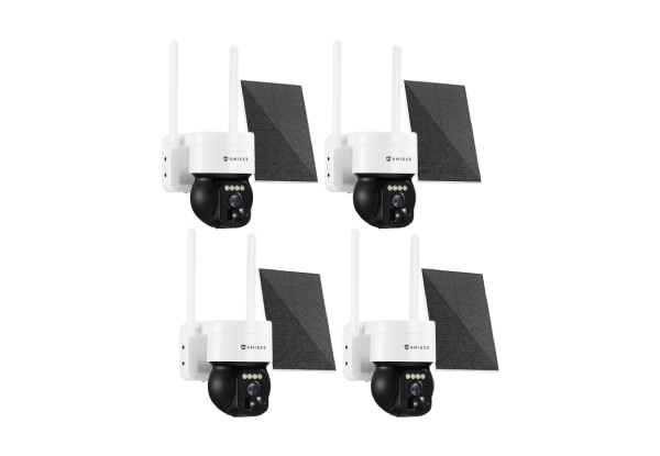 4G LTE 3MP WiFi Solar Home Security Camera - Option for Two and Four-Pack