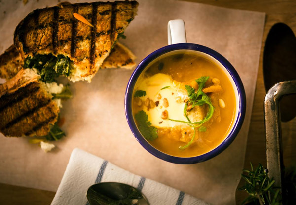 $159 for a Waiheke Winery Lunch Package for Two incl. Return Ferry Tickets, On-Island Transfers & Two-Course Lunch with Wine Tasting at Thomas' Bach Restaurant - Options for Four or Six People