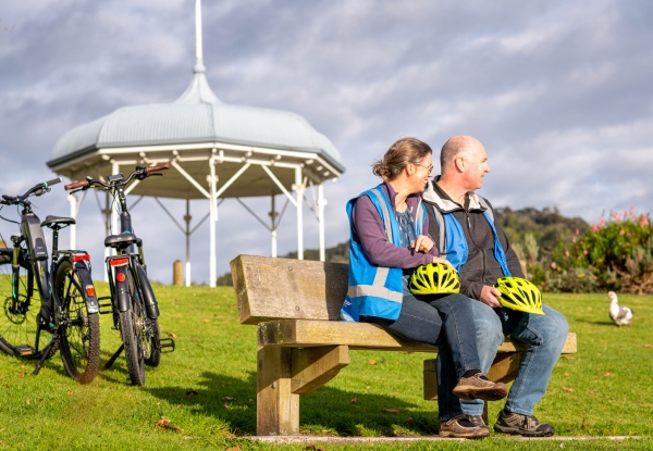 The Weekender E-Bike Package for Two People Incl. Two Full Day E-Bike Hire, E-Rack, Helmets, Bosch Battery Chargers, Bike Lock, Medical Kit & Tube Replacement Kit