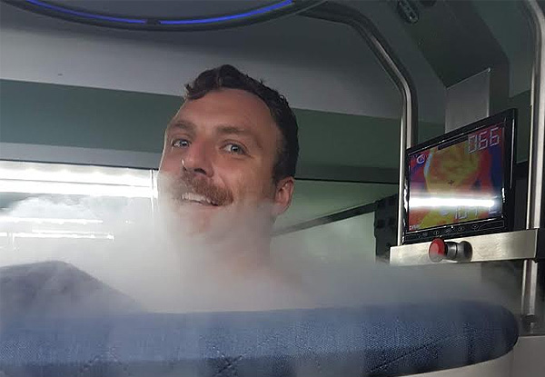 One Cryotherapy Session - Options for Two or Three Sessions - Valid from 1st March 2019