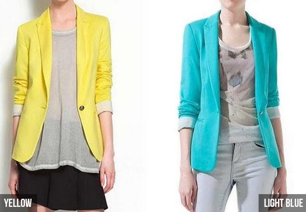 $25 for a Women's Bright Blazer - Six Colours Available