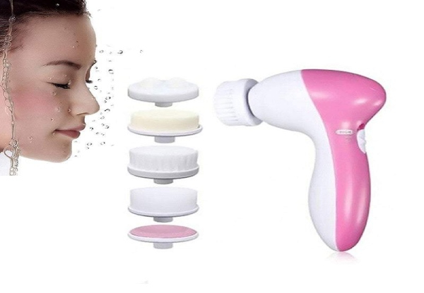Five-in-One Deep Clean Facial Brush Cleanser Set