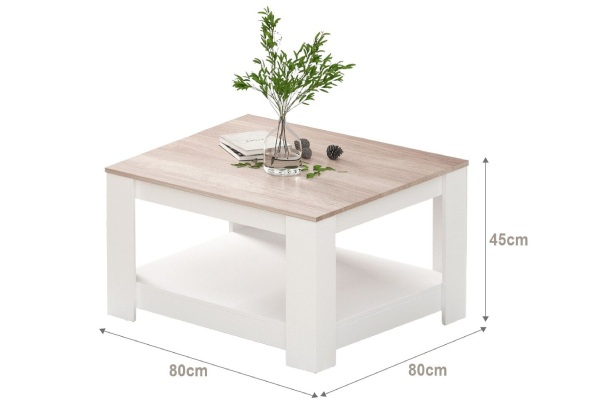 Two-Tier Square Coffee Table