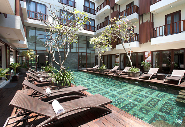 Per-Person, Twin-Share, Five-Night Bali Getaway incl. International Flights, Seminyak Accommodation, Daily Breakfast, Massage, Beer Bucket & Welcome Drink - Two Departure Locations Available