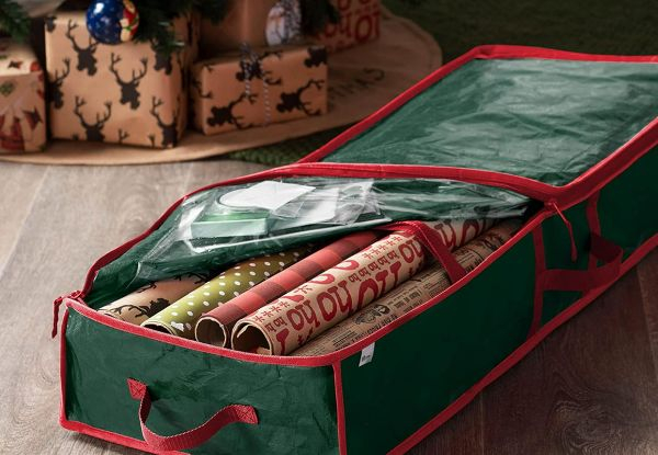 Paper Christmas Wrapping Storage Container - Available in Two Colours & Options for Two-Set