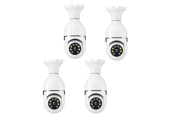 1080P 2MP WiFi IP Security Camera with Two-Way Audio - Option for Two-Pack & Four-Pack
