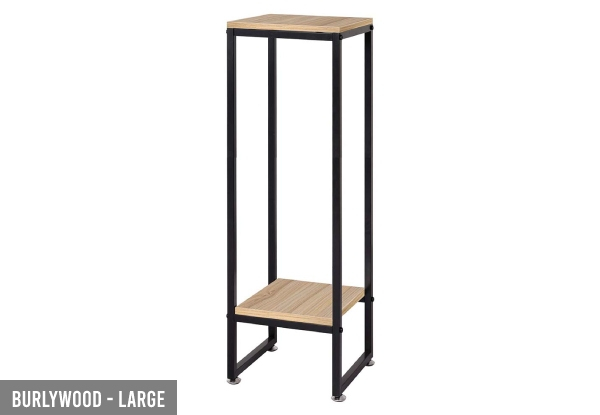 Levede Flower Pot Plant Metal Shelf Stand - Available in Three Colours & Three Sizes