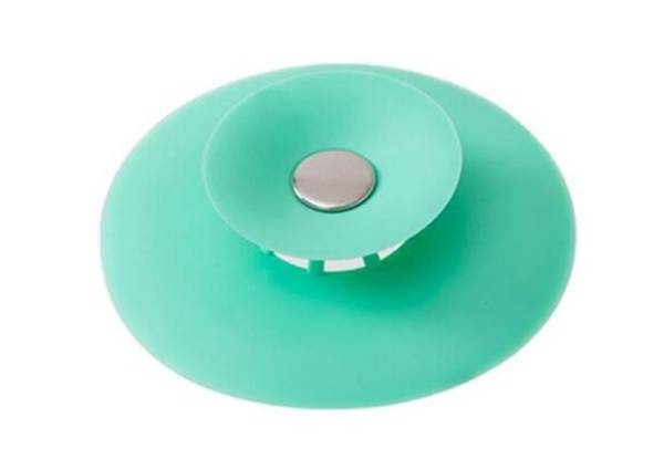 Two-Pack Silicone Leak-Proof Drain Covers -  Two Colours Available & Options up to Ten-Pack