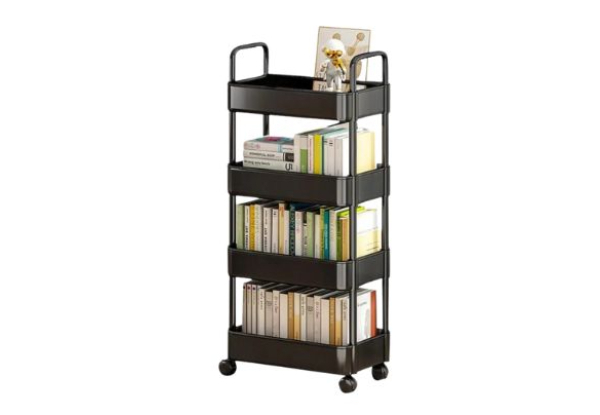 Multi-Layer Floor Standing Mobile Storage Trolley Rack