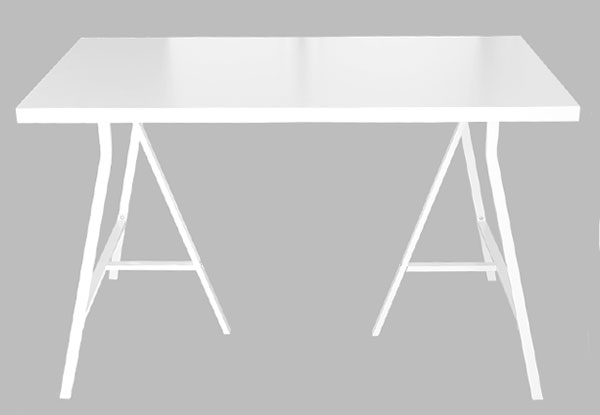 Ikea Linnmon Table with Trestle Legs