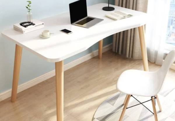 Computer White Office Desk - Available in Two Sizes
