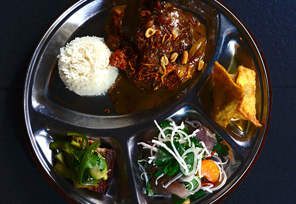 Two Lunch Tasting Plates for Two People with Options for Four or Six People - Four Dishes Per Plate