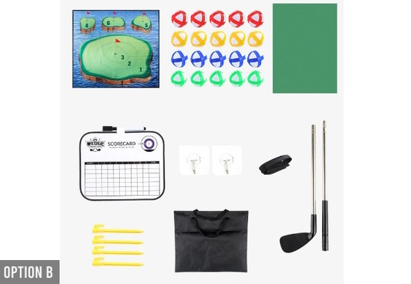 Golf Chipping Game with Sticky Balls & Mat - Four Options Available