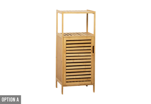 Levede Freestanding Bamboo Cupboard Storage - Two Options Available