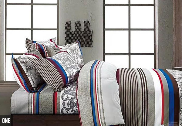 Three-Piece Hotel Quality Duvet Cover Set - Three Styles Available