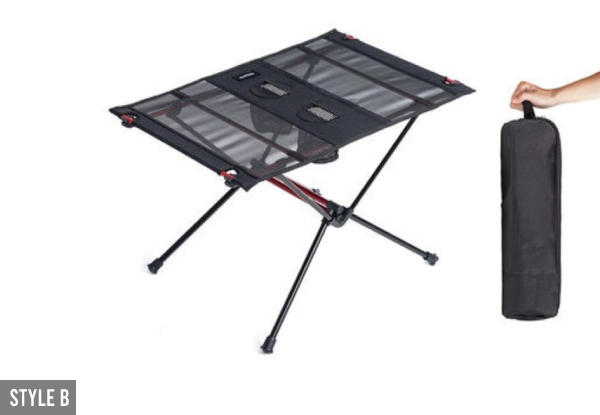 Outdoor Folding Table Range - Two Options Available