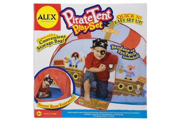 Alex Pirate Pop Up Tent Playset