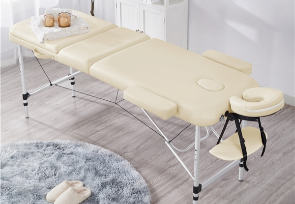 Three-Fold Adjustable Massage Bed