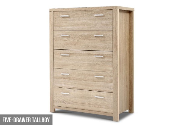 Skog Bedroom Furniture Range - Option for Bedside Table or Tallboy