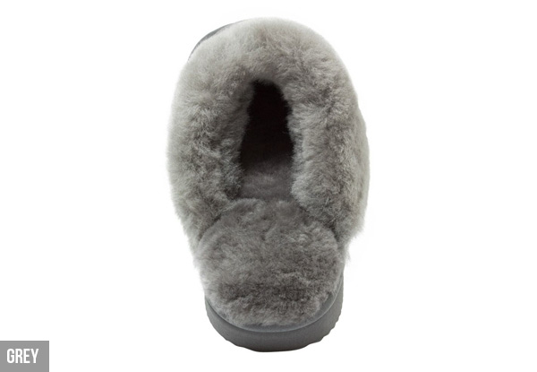 Comfort Me 'Wombat' Fur Trim UGG Scuffs - Five Colours & Eight Sizes Available