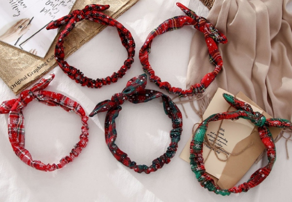 Christmas Headband - Five Styles Available & Option for Two-Pack