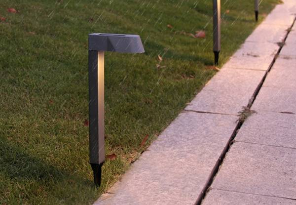 Two-Pack Solar Pathway Lights - Option for Four-Pack