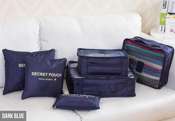 Six-Piece Storage Bag Set - Two Colours Available & Option for Two
