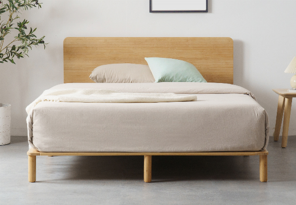 Bamboo Deluxe Queen Bed Frame