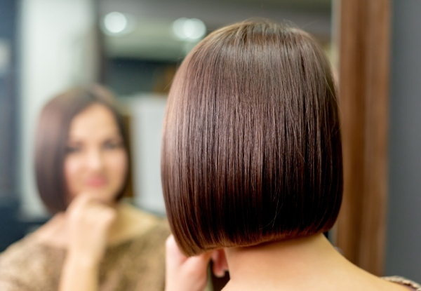 Keratin Smoothing Treatment incl. Shampoo, Head Massage & Blow Wave for Short, Medium or Long Hair - Option to add Style Cut - Available at Mangere Location