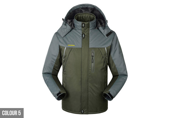 Fleece Lined Weatherproof Jacket - Six Colours Available