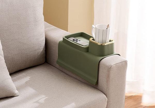 Anti-Spill & Anti-Slip Couch Drink Holder Tray - Four Colours Available