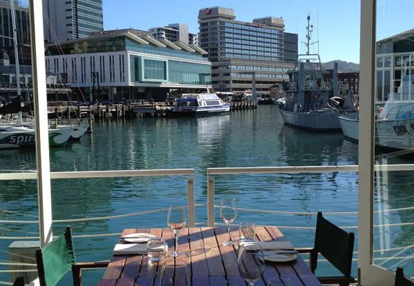 Tasting Platter & Drinks, 60-Minute Harbour Cruise with Megisti Sailing & a Cocktail Each at Dockside for Two People - Options for Four People or Eight People – Valid Monday, Tuesday, Wednesday & Thursday Nights