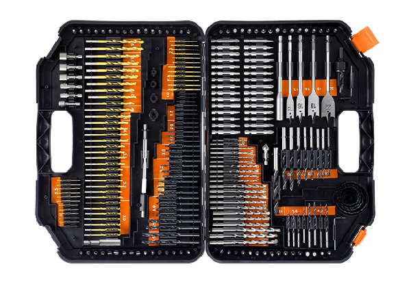 246-Piece HSS Drill Bit Set