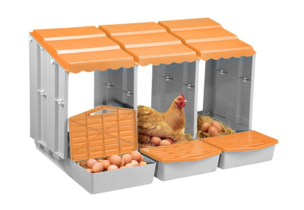 Three-Hole Chicken Nesting Box - Two Colours Available