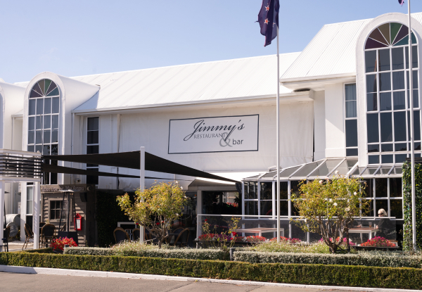 One-Night Christchurch Stay for Two People in an Executive Spa Room incl. Buffet Breakfast, $30 On-Site Dining Voucher at Jimmy's Bar & Restaurant, & Late Checkout