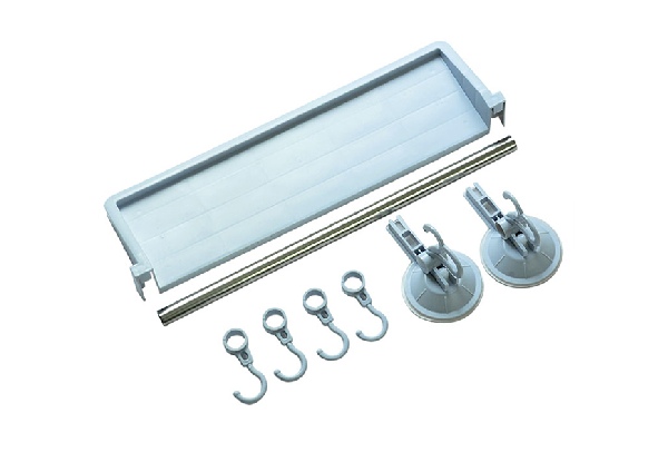Bathroom Suction Cup Shelf - Option for Two & Two Colours Available with Free Delivery
