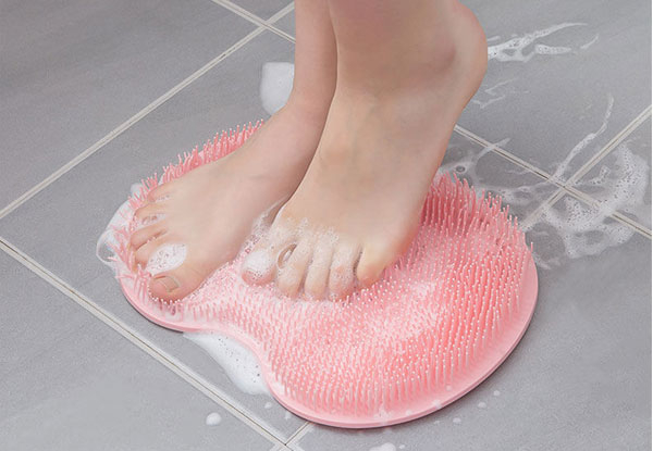 Silicone Bath Scrubber Pad - Five Colours Available