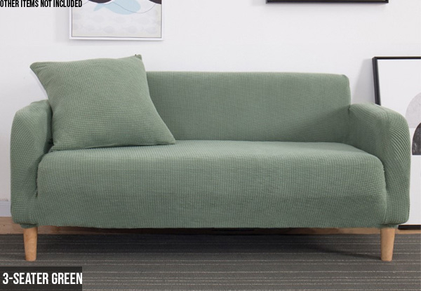 One Seat High Stretch Universal Sofa Couch Slipcover with Three Colours Available - Option for Two or Three Seat Sofa