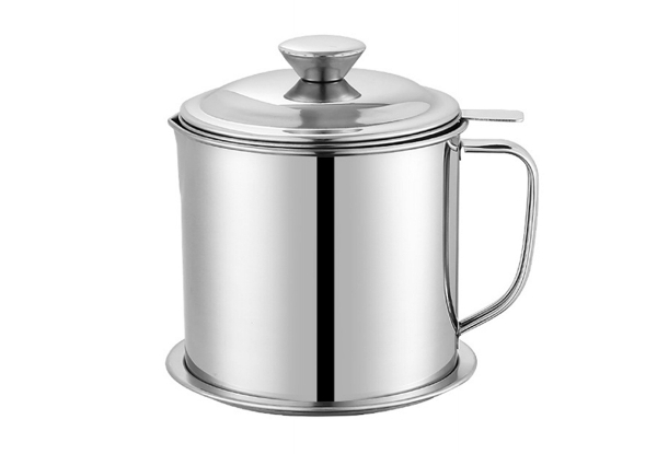 Kitchen 1.8L Stainless Steel Oil Filter Pot