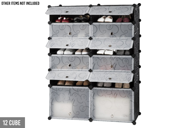 DIY Modular Organiser Storage Cabinet Range - Three Styles Available