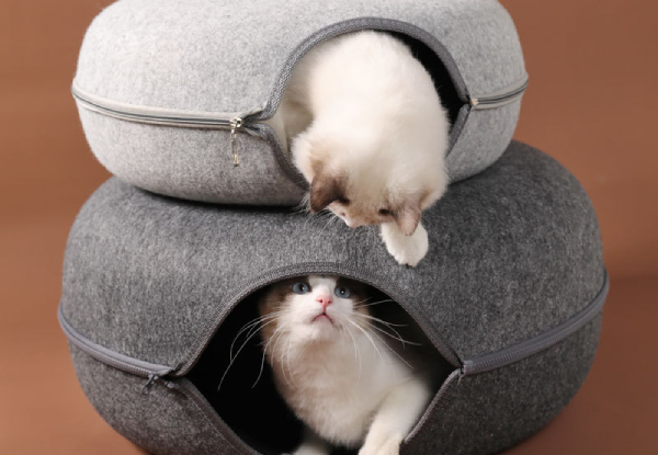 Cat Tunnel Bed - Two Colours Available