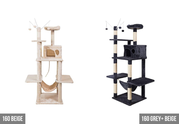 Cat Tree Range - Five Styles & Four Colours Available